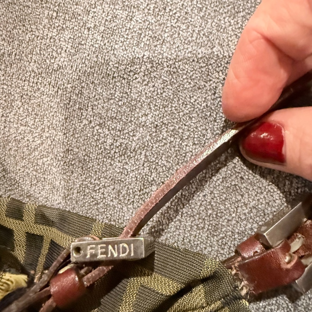 Authentic Fendi vintage Zucca Monogram Shoulder Bag - Picture 8 of 16
